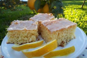 Bolo de limão siciliano