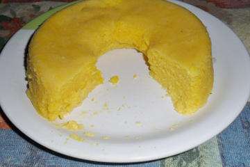 Pamonha em banho-maria