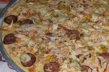 Massa para pizza de liquidificador