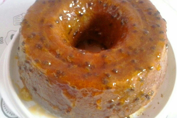 Bolo de maracujá de liquidificador fácil