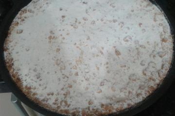 Torta de maçã crocante