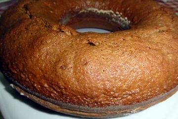 Bolo de açúcar mascavo