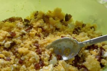 Farofa simples de cuscuz