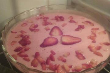 Mousse de morango