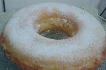 Bolo de fubá cremoso
