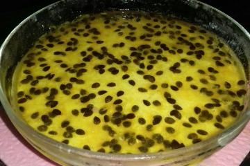 A mousse de maracujá