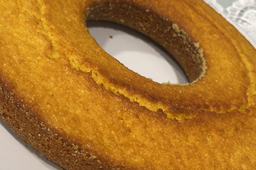 Bolo de milho sem gluten e sem lactose