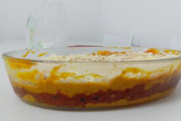Escondidinho de carne moída e abóbora