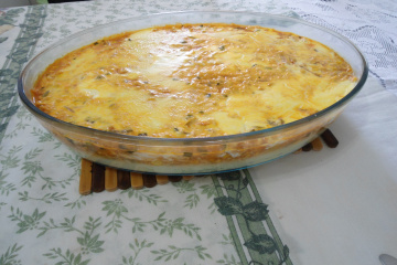 Bolo de batata com requeijão