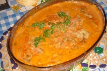 Filé de peixe ao forno