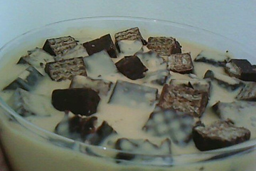 Mousse de doce de leite