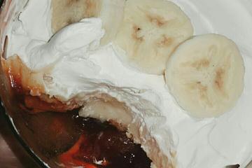 Sobremesa de banana