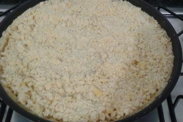 Torta de maçã crocante