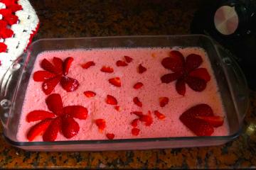 Mousse de morango