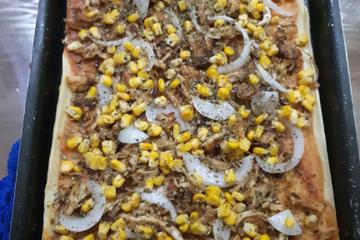 Massa de pizza sem leite