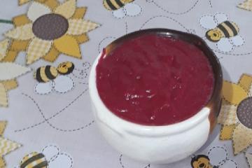Molho de beterraba com cenoura (falso molho de tomate)