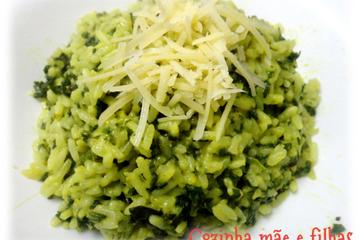 Arroz com espinafre