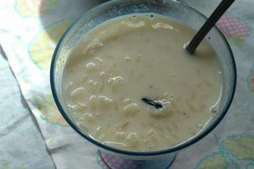 Arroz doce sem leite condensado