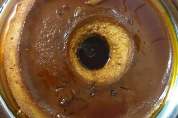 Pudim de leite condensado com creme de leite
