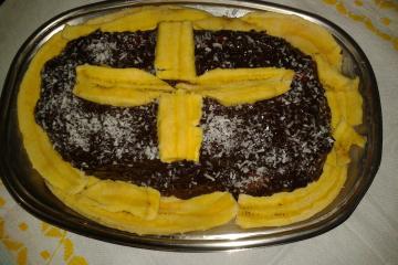 Bolo de banana da terra