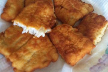 Filé de peixe rápido à milanesa