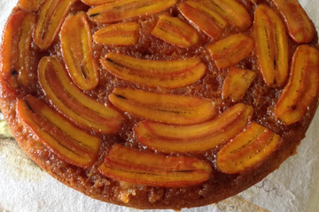 Torta de banana no liquidificador