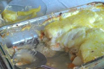 Filé de tilápia ao forno