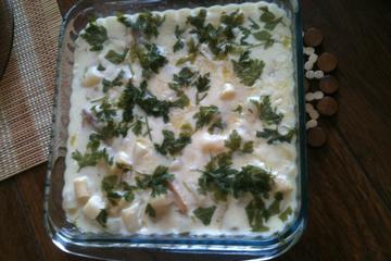 Filés de peixe ao creme