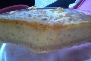 Torta gelada de maracujá