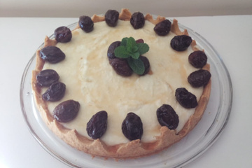 Torta de manjar diet
