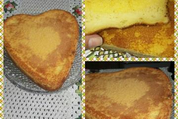 Bolo de fubá cremoso