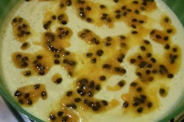A mousse de maracujá