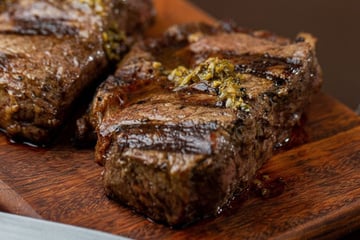 Picanha com batata souté na airfryer