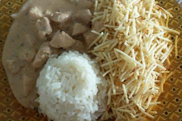 Estrogonofe de frango simples
