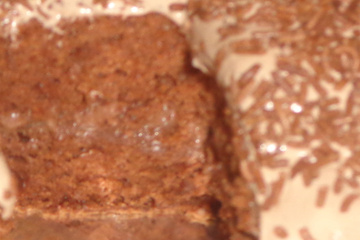 Bolo gelado de chocolate
