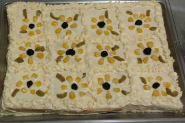 Torta de pão de forma do Lúcio Cezar