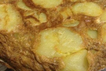 Tortilha de batata e cebola