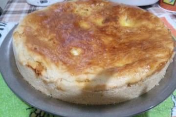 Torta de frango com massa de pão