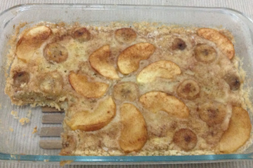 Torta de banana da vó Vicenta