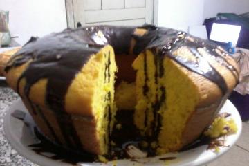 Bolo de cenoura com maionese