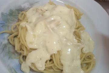 Molho branco para macarrão