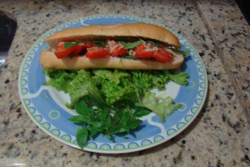 Sanduíche vegetariano (ovolactovegetariano)