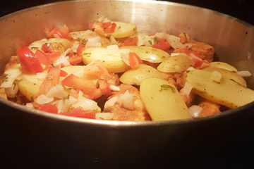 Salmão no forno