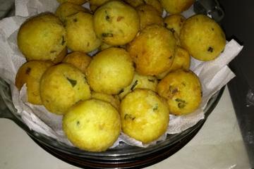 Bolinho de bacalhau simples e gostoso