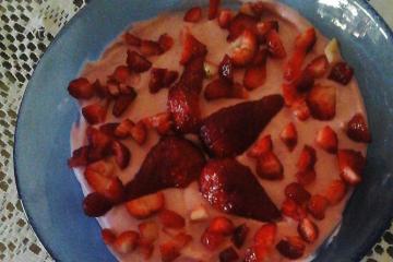 Mousse de morango