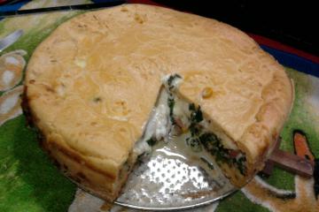 Torta de liquidificador de Brócolis da Élida