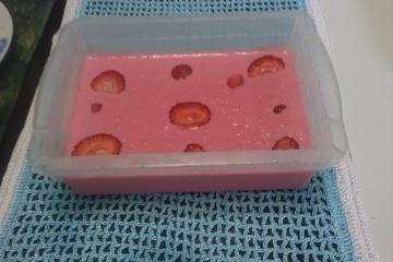 Mousse de morango