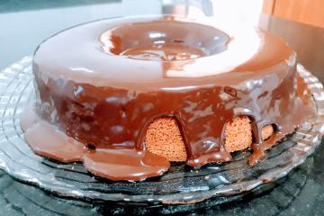 Bolo de cenoura sem óleo