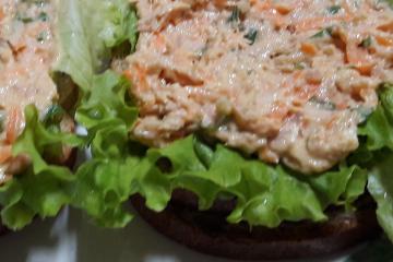 Sanduíche natural de atum 