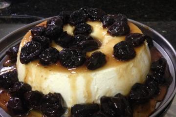 Flan especial (calda de ameixas)